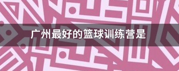广州篮球训练营一个月多少钱